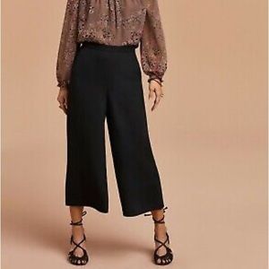 Wilfred Free Cropped Black Viscose Relaxed Pants